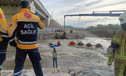 Derede can pazarı! 10 İşçi derede mahsur kaldı