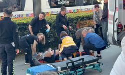 Kaldırıma çıkan araç yayayı ezdi!