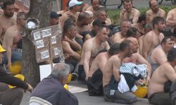 5 aydır maaş alamayan maden işçilerinin grevi devam ediyor