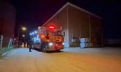 ESKİ su arıtma tesisinde yangın