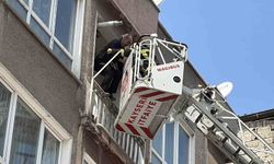 5 Katlı binada yangın çıktı: 1'i bebek 5 kişi kurtarıldı