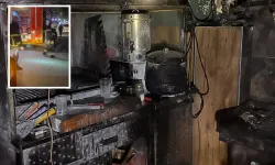 İş yerinin mutfağında yangın çıktı!