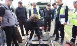 Raylı sistemler yerinde incelendi