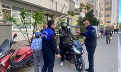 Zabıtadan yaya yolu işgaline sıkı denetim