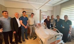 Hasta ve çalışanlara bayram ziyareti