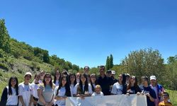Beylikova'da gençler doğa için yürüdü