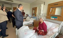 Vali Yılmaz'dan hasta ve sağlık çalışanlarına ziyaret