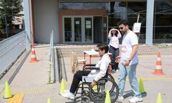 Öğrenciler engelli bireylerin yaşadığı zorlukları deneyimledi