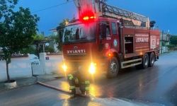 Eskişehir’de su baskınlarına itfaiye müdahalesi