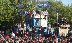 Eskişehirliler Dünya Kupası coşkusunu sabahın erken saatlerinde yaşadı