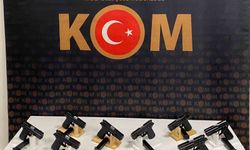 13 Ruhsatsız tabanca ele geçirildi