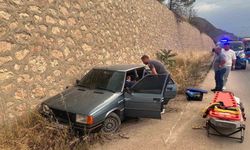 Otomobil şarampole uçtu: 1 yaralı