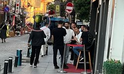 Kafasında karpuzla yürüdü