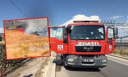 Eskişehir'de YHT hattı yakınında yangın paniği