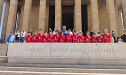 Minik Şimşeklerden Anıtkabir ziyareti