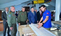 İHA yarışmalarında görev alacak pilotların eğitim gördüğü merkeze Vali Yılmaz'dan ziyaret
