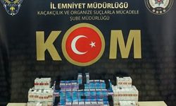 590 paket kaçak sigara ele geçirildi