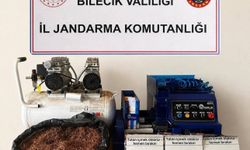 Bilecik'te 3 bin 200 kaçak makaron ele geçirildi