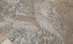 Yeşilkır Sokak sular altında kaldı