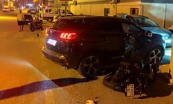 Otomobil ile motosiklet çarpıştı: 2 yaralı