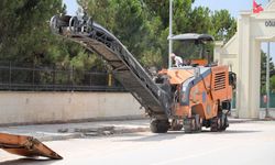 Sıcak asfalt çalışması başladı