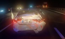 Alkollü tır sürücüsü otomobile arkadan çarptı: 3 yaralı!