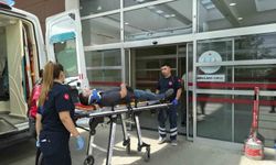 Motosiklet devrildi: 1 yaralı