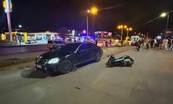 Otomobil ile motosiklet çarpıştı: 2 yaralı
