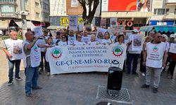 Hak arayan maden işçilerine Eskişehir'den destek