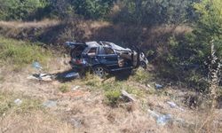 Otomobil refüje çarptı: 2 Yaralı!