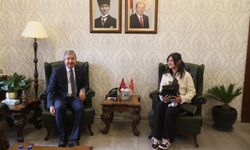 Kurye valilikte ağırlandı