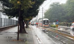 Tramvay hattında enerji arızası: Onarım çalışması başladı