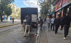 Aynı konteyner ikinci kez alev aldı