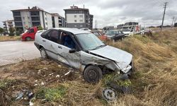 Park halindeki otomobile çarpıp kaçtı