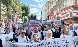 Emekliler hakları için sahaya indiler!
