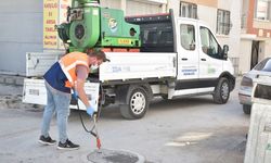 Tepebaşı'nda ilaçlama mesaisi...