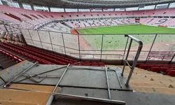 Eskişehirspor maçının ardından tribünde büyük hasar