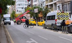 İnşaat çalışması araç kuyruğu oluşturdu