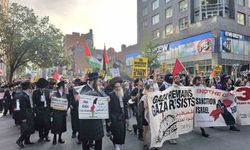 New York'ta binlerce kişi Gazze için yürüdü