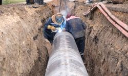 1.260 metrelik içme suyu hattı yenilendi