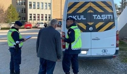 Okul servisleri denetlendi!