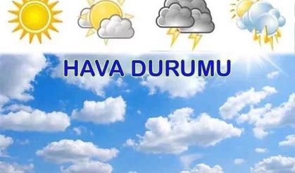 Ülkemizde  bugün hava durumu