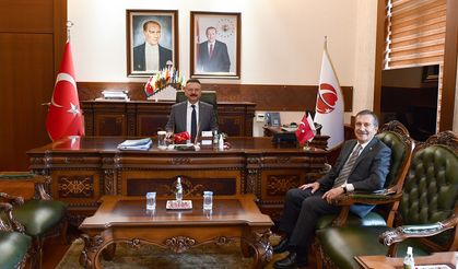 Başkan Ataç'tan, Vali Hüseyin Aksoy'a ziyaret!
