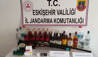 Eskişehir'de kaçak alkol operasyonu
