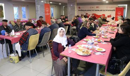 Şehit ve gazi yakınlarına iftar verildi