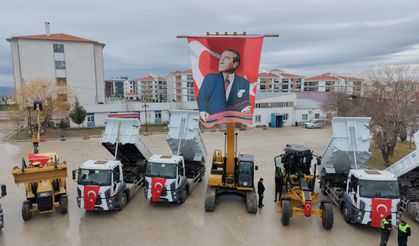 Odunpazarı'nın araç filosuna yeni 19 araç katıldı