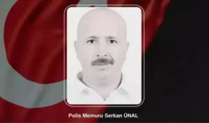 Şehit polis memuru Serkan Ünal için taziye mesajı