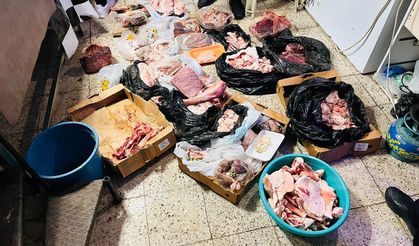 Sağlığı tehdit eden kasap kapatıldı