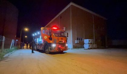 ESKİ su arıtma tesisinde yangın