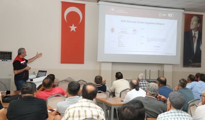 Çiftçilere güvenli üretim eğitimi